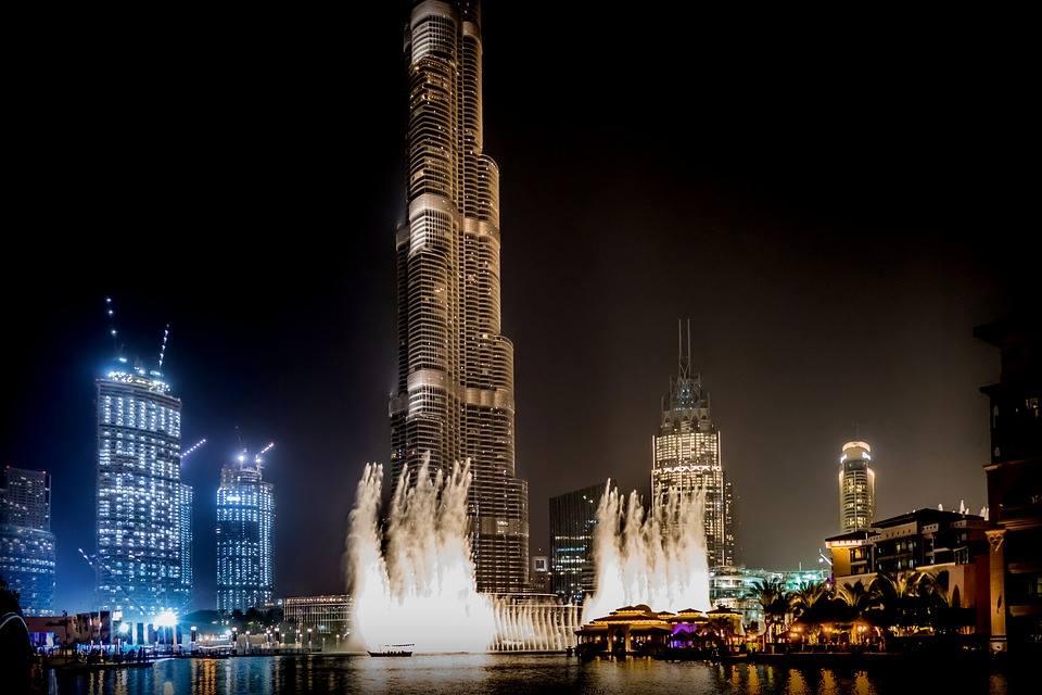 Les fontaines dansantes de Dubaï