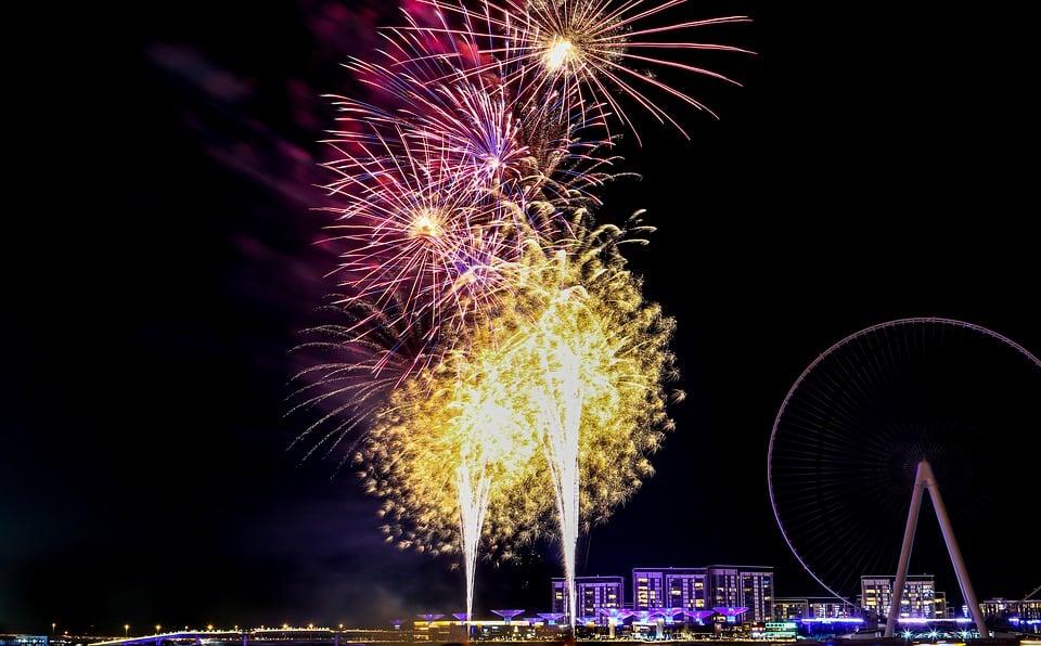 Ain dubai firework