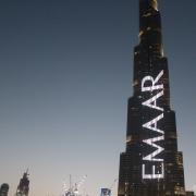 Burj Khalifa light show:  Spectacle de sons et de lumières