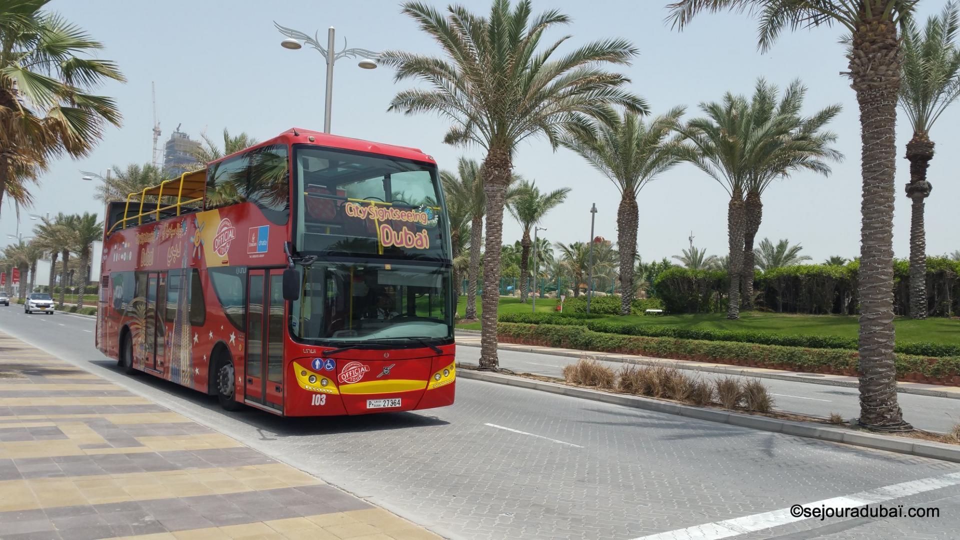 Dubaï City Sightseeing Tour : Visite touristique en Bus à arrêts multiples
