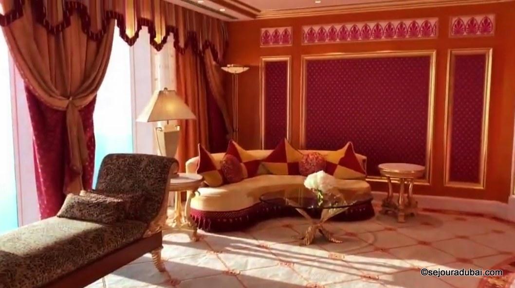 Inside burj al arab Royal Suite