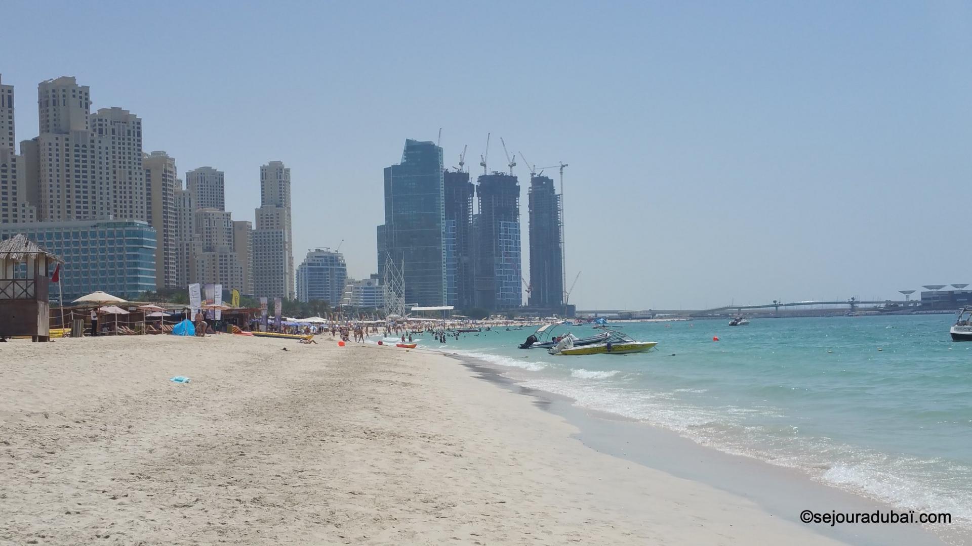 Plage de Jumeirah Beach Résidence