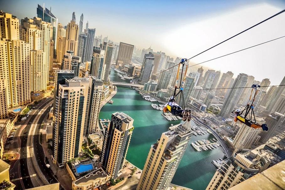 Tyrolienne xline dubai